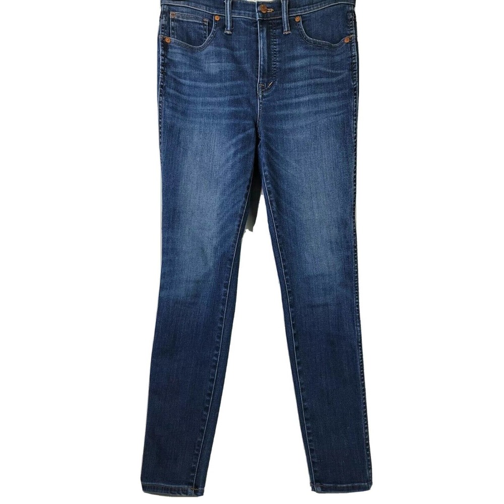 Madewell 10" High-Rise Skinny Size 28 Stretch Medium Faded Wash Denim Jeans